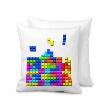 Tetris blocks, Sofa cushion 40x40cm includes filling