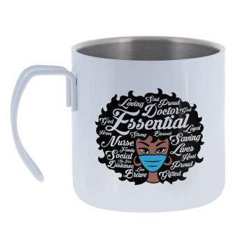 i love melanin, Mug Stainless steel double wall 400ml