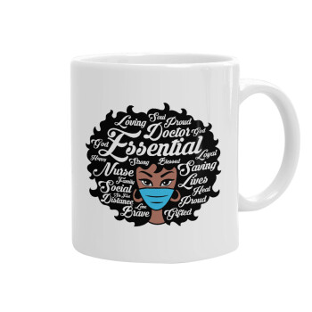 i love melanin, Ceramic coffee mug, 330ml (1pcs)