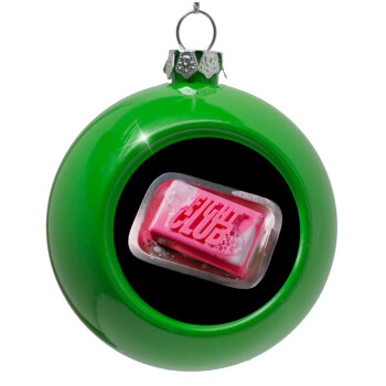 Fight Club, Green Christmas tree ornament bauble 8cm