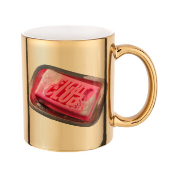 Fight Club, Mug ceramic, gold mirror, 330ml
