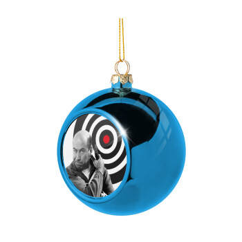 Θου Βου Φαλακρός Πράκτωρ, Χριστουγεννιάτικη μπάλα δένδρου Μπλε 8cm