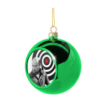 Θου Βου Φαλακρός Πράκτωρ, Green Christmas tree ornament ball 8cm