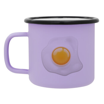 Fry egg, Κούπα Μεταλλική εμαγιέ ΜΑΤ Light Pastel Purple 360ml