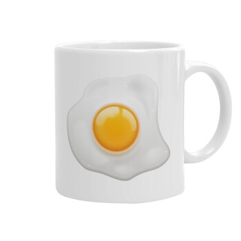 Fry egg, Ceramic coffee mug, 330ml (1pcs)