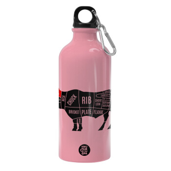 Diagrams for butcher shop, Water bottle 600ml