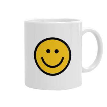 Smile classic, Ceramic coffee mug, 330ml (1pcs)