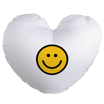 Smile classic, Μαξιλάρι καναπέ καρδιά 40x40cm περιέχεται το  γέμισμα