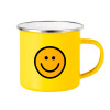 Yellow Enamel Metallic Cup 360ml