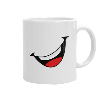 Φατσούλα γελάω!!!, Ceramic coffee mug, 330ml (1pcs)
