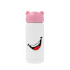 Pink stainless steel thermal flask, 320ml