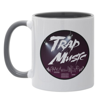 Trap music, Κούπα χρωματιστή γκρι, κεραμική, 330ml