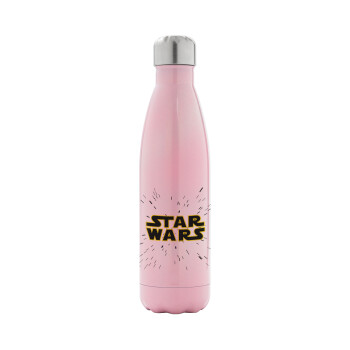 Star Wars, Metal mug thermos Pink Iridiscent (Stainless steel), double wall, 500ml