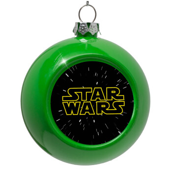 Star Wars, Green Christmas tree ornament bauble 8cm