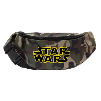 Star Wars, Unisex waist bag (banana) in Jungle camouflage color with 2 pockets