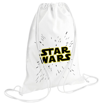 Star Wars, Backpack pouch GYMBAG white (28x40cm)