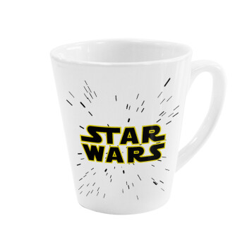 Star Wars, Κούπα κωνική Latte Λευκή, κεραμική, 300ml