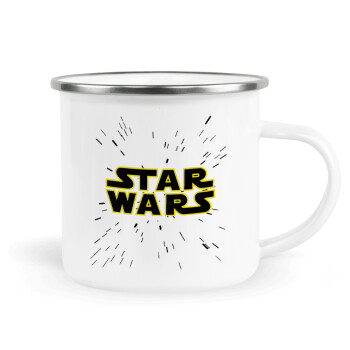 Star Wars, Metallic enamel cup white 360ml