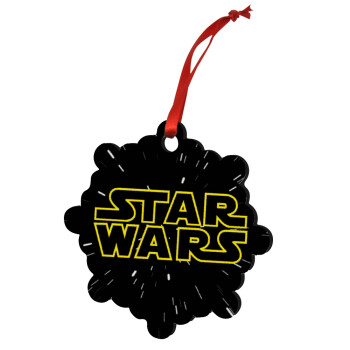 Star Wars, Christmas ornament snowflake wooden 7.5cm