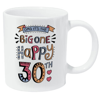 Big one Happy 30th, Κούπα Giga, κεραμική, 590ml