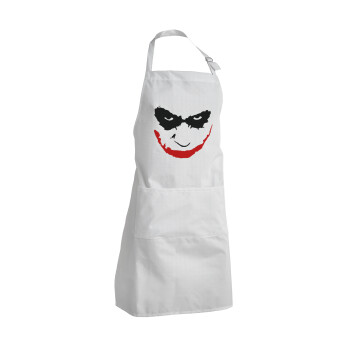 The joker smile, Adult Chef Apron (with sliders and 2 pockets)