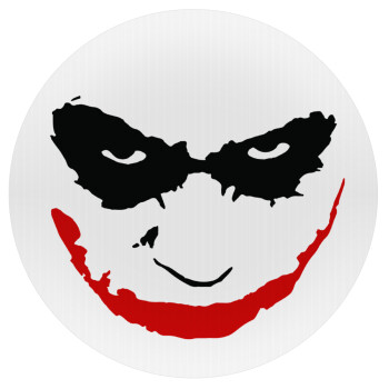 The joker smile, Mousepad Στρογγυλό 20cm