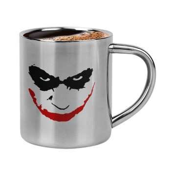 The joker smile, Double-wall metal cup for espresso (220ml)