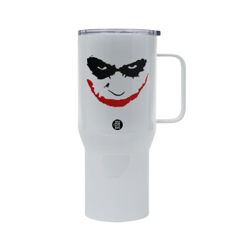 The joker smile, Mega Stainless steel Tumbler with lid, double wall 750L