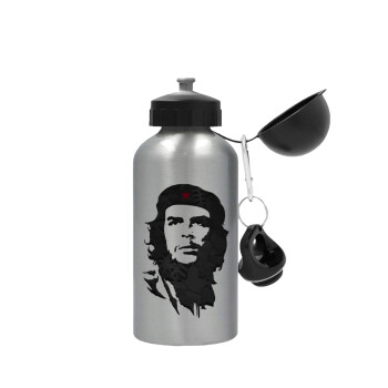 Che Guevara, Μεταλλικό παγούρι νερού, Ασημένιο, αλουμινίου 500ml