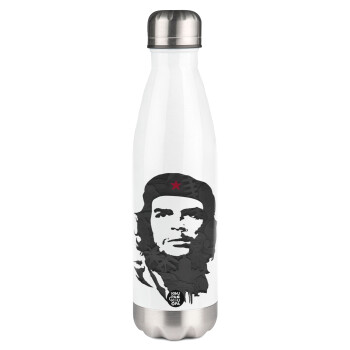 Che Guevara, Metal mug thermos White (Stainless steel), double wall, 500ml