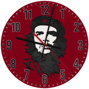 Che Guevara, Ρολόι τοίχου ξύλινο (30cm)