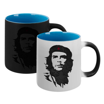 Che Guevara, Κούπα Μαγική εσωτερικό μπλε, κεραμική 330ml που αλλάζει χρώμα με το ζεστό ρόφημα (1 τεμάχιο)