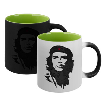 Che Guevara, Κούπα Μαγική εσωτερικό πράσινο, κεραμική 330ml που αλλάζει χρώμα με το ζεστό ρόφημα (1 τεμάχιο)