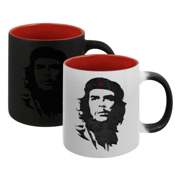 Che Guevara, Κούπα Μαγική εσωτερικό κόκκινο, κεραμική, 330ml που αλλάζει χρώμα με το ζεστό ρόφημα