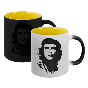 Che Guevara, Κούπα Μαγική εσωτερικό κίτρινη, κεραμική 330ml που αλλάζει χρώμα με το ζεστό ρόφημα