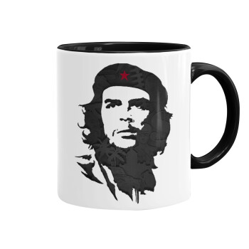 Che Guevara, Mug colored black, ceramic, 330ml