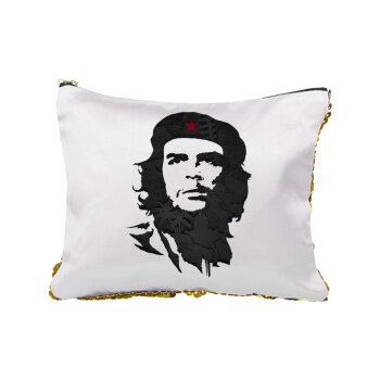 Che Guevara, Sequin Gold Pouch Cosmetic Bag