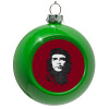 Green Christmas tree ornament bauble 8cm