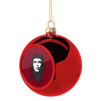 Che Guevara, Χριστουγεννιάτικη μπάλα δένδρου Κόκκινη 8cm