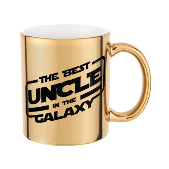 The Best UNCLE in the Galaxy, Mug ceramic, gold mirror, 330ml