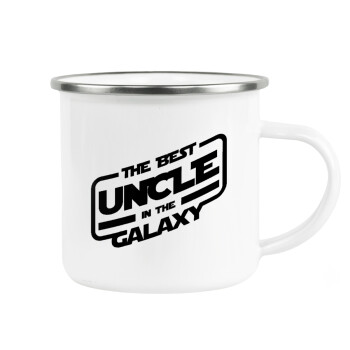 The Best UNCLE in the Galaxy, Metallic enamel cup white 360ml