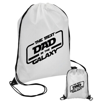 The Best DAD in the Galaxy, Pouch bag with black cords (1 piece)