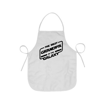 The Best GRANDPA in the Galaxy, Chef Apron Short Full Length Adult (63x75cm)