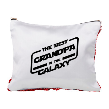 The Best GRANDPA in the Galaxy, Τσαντάκι νεσεσέρ με πούλιες (Sequin) Κόκκινο