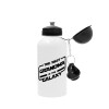 Metal water bottle, White, aluminum 500ml