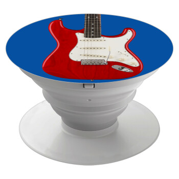 Guitar stratocaster, Phone Holders Stand  Λευκό Βάση Στήριξης Κινητού στο Χέρι