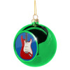 Green Christmas tree ornament ball 8cm