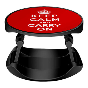 KEEP CALM  and carry on, Phone Holders Stand  Stand Βάση Στήριξης Κινητού στο Χέρι