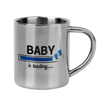 Baby is Loading BOY, Mug Stainless steel double wall 300ml