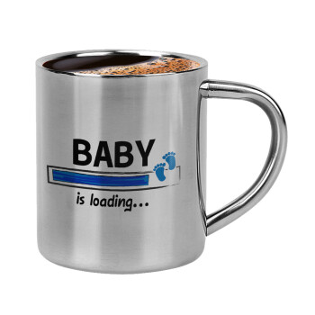 Baby is Loading BOY, Double-wall metal cup for espresso (220ml)